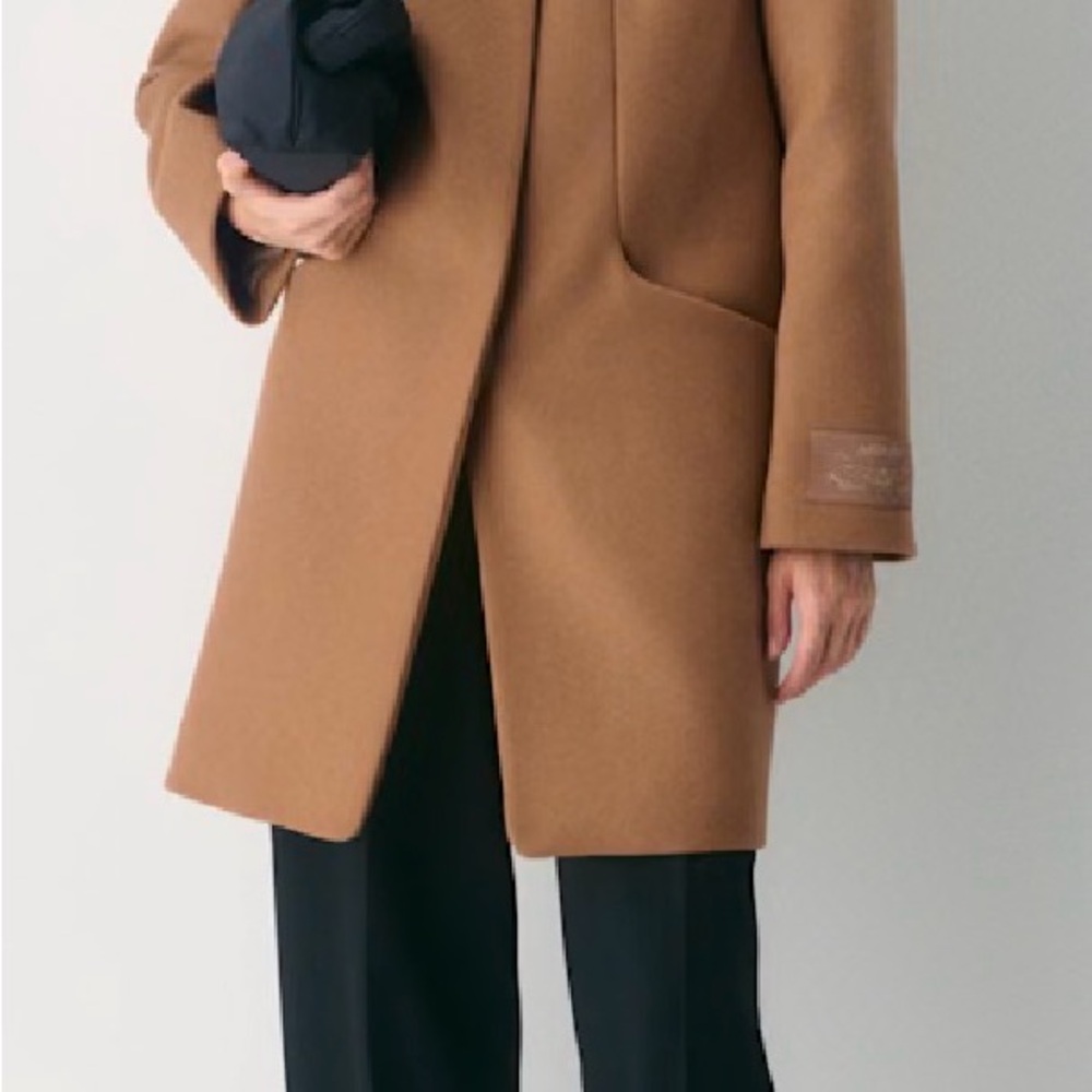 Aritzia Wilfred The Cocoon Coat - Luxe Wool Cashmere in Camel (Saville) - Picture 5 of 14